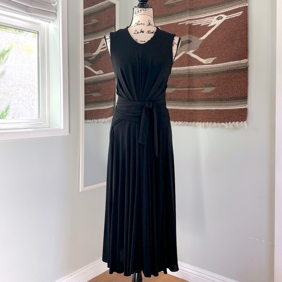 MM. Lafleur Hanna Midi Dress in Black - Picture 3 of 13